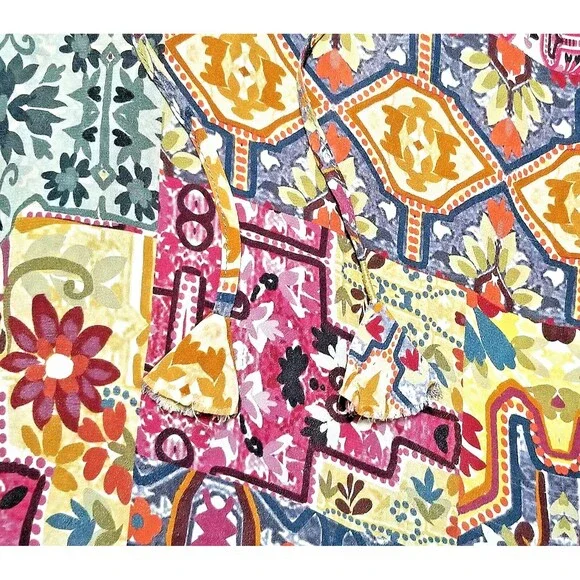 KACHEL X ANTHROPOLOGIE Ambrosia Peasant Blouse Sz 2 Multicolor Pullover Boho - Picture 9 of 9